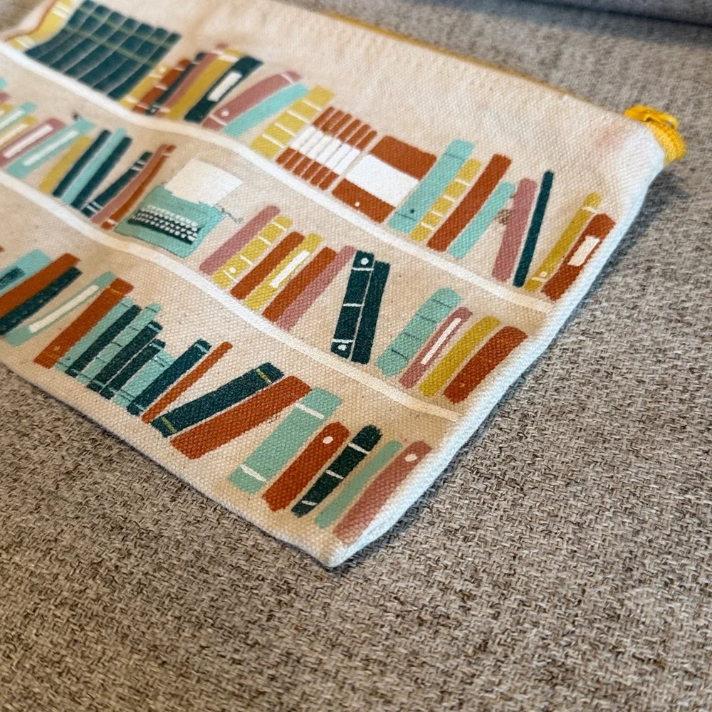 Out of Print Bookshelf Pouch Used